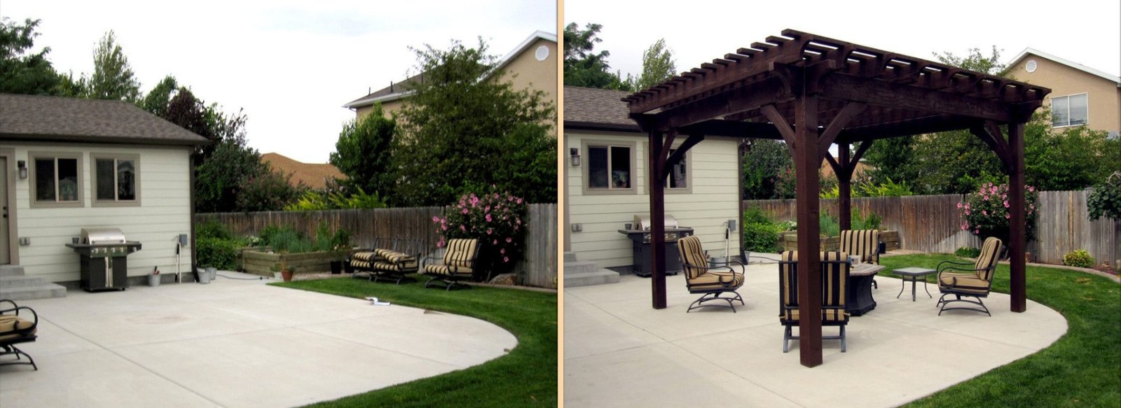 Pergola Built In Charlotte NC By Urban lawn and Landscape